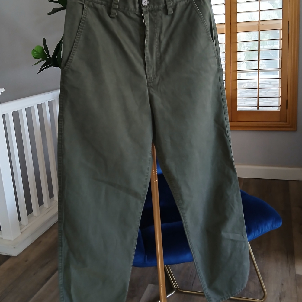 COS Women's Chino Pants in Green. Size 2